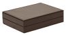 Chocolate Brown Leather Playing Card Box